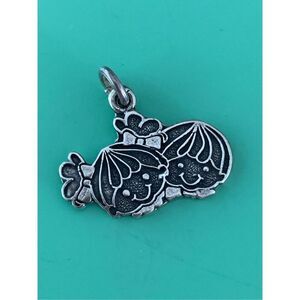 Boy Girl Head Sterling Silver Jewelry Charm #family